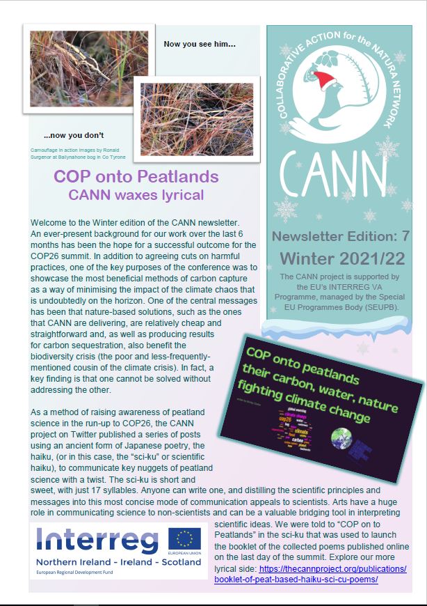 CANN newsletter #7 Winter 2021/22